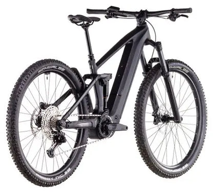 VTT Électrique Tout-Suspendu Cube Stereo Hybrid One44 EX 800 Shimano Deore/Deore XT 12V 800 Wh 29'' Noir Blackline 2025 JARDINS LOISIRS