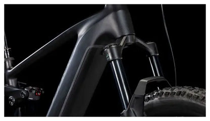 VTT Électrique Tout-Suspendu Cube Stereo Hybrid One44 EX 800 Shimano Deore/Deore XT 12V 800 Wh 29'' Noir Blackline 2025 JARDINS LOISIRS