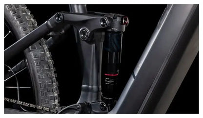 VTT Électrique Tout-Suspendu Cube Stereo Hybrid One44 EX 800 Shimano Deore/Deore XT 12V 800 Wh 29'' Noir Blackline 2025 JARDINS LOISIRS