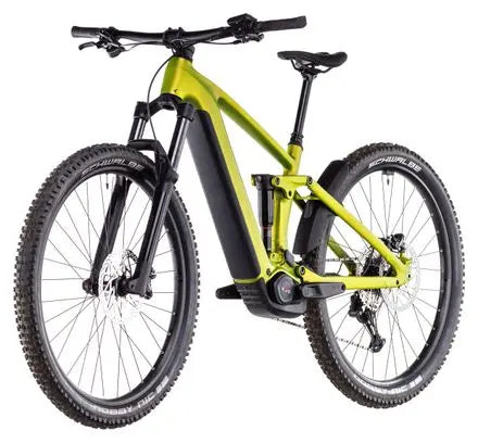 VTT Électrique Tout-Suspendu Cube Stereo Hybrid One44 EX 800 Shimano Deore/Deore XT 12V 800 Wh 29'' Vert Lizard 2025 JARDINS LOISIRS