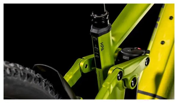 VTT Électrique Tout-Suspendu Cube Stereo Hybrid One44 EX 800 Shimano Deore/Deore XT 12V 800 Wh 29'' Vert Lizard 2025 JARDINS LOISIRS