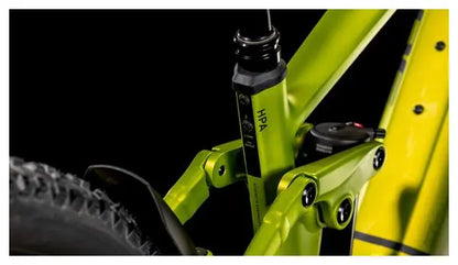 VTT Électrique Tout-Suspendu Cube Stereo Hybrid One44 EX 800 Shimano Deore/Deore XT 12V 800 Wh 29'' Vert Lizard 2025 JARDINS LOISIRS