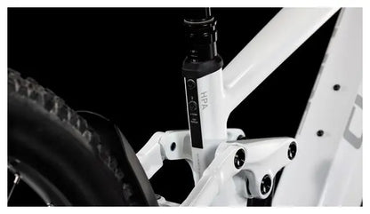 VTT Électrique Tout-Suspendu Cube Stereo Hybrid One44 EXC 800 Shimano Deore XT 12V 800 Wh 29'' Blanc Marble 2025 JARDINS LOISIRS
