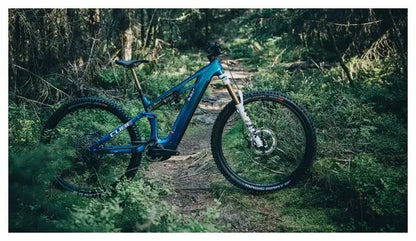 VTT Électrique Tout-Suspendu Cube Stereo Hybrid One44 HPC AT 800 Sram X0 Eagle AXS 12V 800 Wh 27.5'' Bleu Actionteam 2025 JARDINS LOISIRS