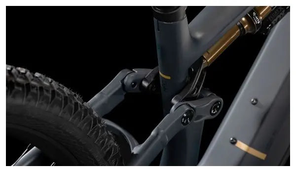 VTT Électrique Tout-Suspendu Cube Stereo Hybrid One44 HPC AT 800 Sram X0 Eagle AXS 12V 800 Wh 29'' Gris Carbon Noir 2025 JARDINS LOISIRS