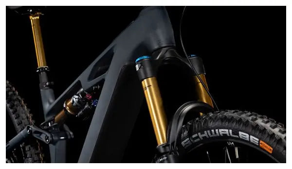 VTT Électrique Tout-Suspendu Cube Stereo Hybrid One44 HPC AT 800 Sram X0 Eagle AXS 12V 800 Wh 29'' Gris Carbon Noir 2025 JARDINS LOISIRS