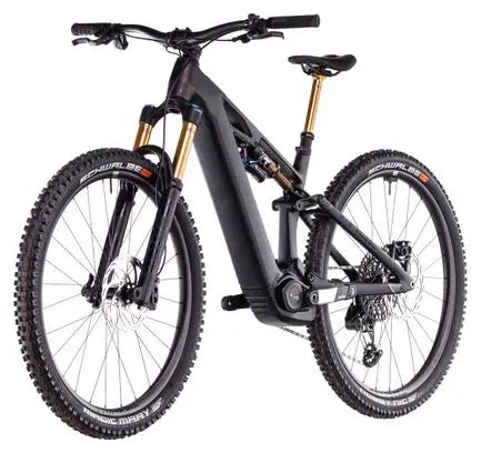 VTT Électrique Tout-Suspendu Cube Stereo Hybrid One44 HPC SLT 800 Sram XX Eagle AXS 12V 800 Wh 29'' Gris Irisé Liquid Lava 2025 JARDINS LOISIRS