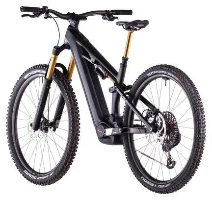 VTT Électrique Tout-Suspendu Cube Stereo Hybrid One44 HPC SLT 800 Sram XX Eagle AXS 12V 800 Wh 29'' Gris Irisé Liquid Lava 2025 JARDINS LOISIRS