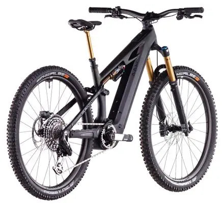 VTT Électrique Tout-Suspendu Cube Stereo Hybrid One44 HPC SLT 800 Sram XX Eagle AXS 12V 800 Wh 29'' Gris Irisé Liquid Lava 2025 JARDINS LOISIRS