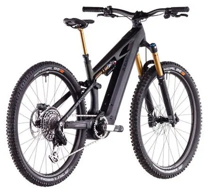 VTT Électrique Tout-Suspendu Cube Stereo Hybrid One44 HPC SLT 800 Sram XX Eagle AXS 12V 800 Wh 29'' Gris Irisé Liquid Lava 2025 JARDINS LOISIRS