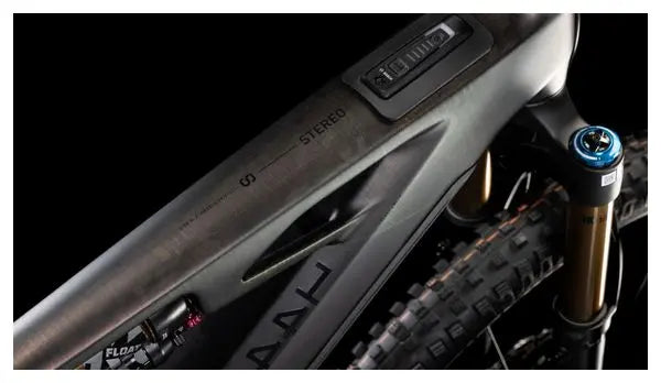 VTT Électrique Tout-Suspendu Cube Stereo Hybrid One44 HPC SLT 800 Sram XX Eagle AXS 12V 800 Wh 29'' Gris Irisé Liquid Lava 2025 JARDINS LOISIRS