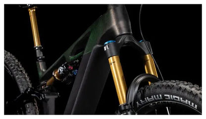 VTT Électrique Tout-Suspendu Cube Stereo Hybrid One44 HPC SLT 800 Sram XX Eagle AXS 12V 800 Wh 29'' Gris Irisé Liquid Lava 2025 JARDINS LOISIRS