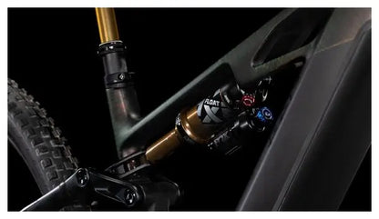 VTT Électrique Tout-Suspendu Cube Stereo Hybrid One44 HPC SLT 800 Sram XX Eagle AXS 12V 800 Wh 29'' Gris Irisé Liquid Lava 2025 JARDINS LOISIRS