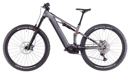 VTT Électrique Tout-Suspendu Cube Stereo Hybrid One44 HPC SLX 800 Shimano Deore XT 12V 800 Wh 29'' Gris Slab 2025 JARDINS LOISIRS