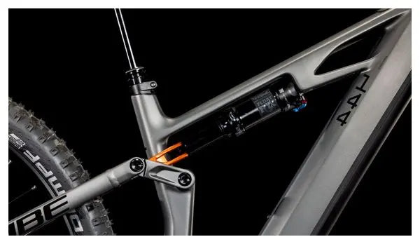 VTT Électrique Tout-Suspendu Cube Stereo Hybrid One44 HPC SLX 800 Shimano Deore XT 12V 800 Wh 29'' Gris Slab 2025 JARDINS LOISIRS