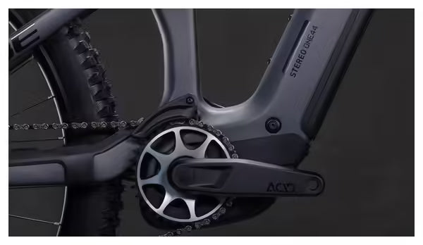 VTT Électrique Tout-Suspendu Cube Stereo Hybrid One44 HPC SLX 800 Shimano Deore XT 12V 800 Wh 29'' Gris Slab 2026 VERTS LOISIRS