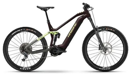 VTT Électrique Tout-Suspendu Haibike Hybe 10.5 Sram GX Eagle AXS 12V 720 Wh MX(29/27.5'') Marron 2024 JARDINS LOISIRS