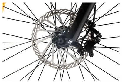 VTT Electrique Tout Suspendu Moma Bikes E-MTB 27.5'' Shimano Altus 8V Gris JARDINS LOISIRS