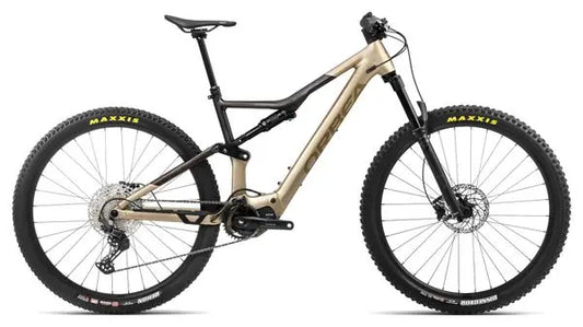 VTT Électrique Tout-Suspendu Orbea Rise H30 Shimano Deore 12V 540 Wh 29'' Marron Beige Baobab 2024 JARDINS LOISIRS
