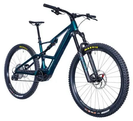 VTT Électrique Tout-Suspendu Orbea Rise LT H20 Shimano Deore/SLX 12V 630 Wh 29'' Vert Escape Splash Ice 2025 JARDINS LOISIRS