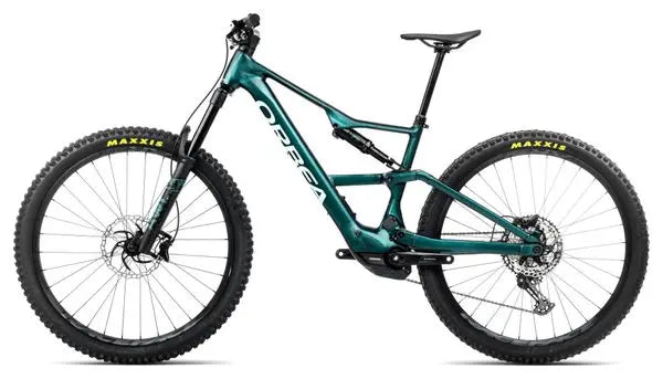 VTT Électrique Tout-Suspendu Orbea Rise LT H20 Shimano Deore/SLX 12V 630 Wh 29'' Vert Escape Splash Ice 2025 JARDINS LOISIRS