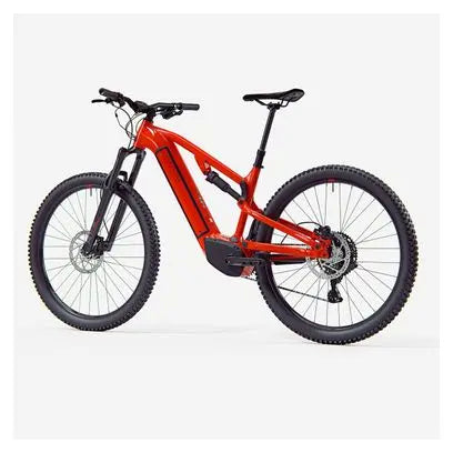VTT Électrique Tout-Suspendu Rockrider E-Expl 520 S Microshift Advent 10V 500Wh 29'' Rouge Vif 2024 JARDINS LOISIRS