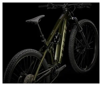VTT Électrique Tout-Suspendu Trek Rail 9.5 Shimano Deore 12V 750 Wh 29'' Vert Olive Gén 4 JARDINS LOISIRS