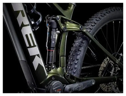 VTT Électrique Tout-Suspendu Trek Rail 9.5 Shimano Deore 12V 750 Wh 29'' Vert Olive Gén 4 JARDINS LOISIRS