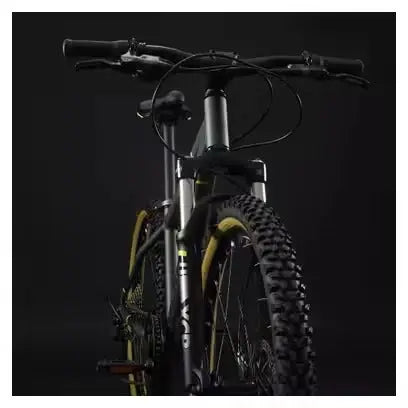 VTT Enfant Rockrider ST 920 24'' 9-12 ans Gris JARDINS LOISIRS