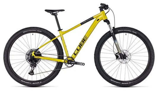 VTT Semi-Rigide Cube Analog Sram SX Eagle 12V 29'' Vert Jaune Lime JARDINS LOISIRS