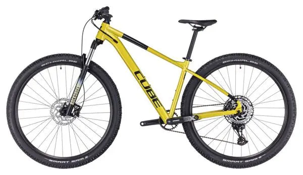 VTT Semi-Rigide Cube Analog Sram SX Eagle 12V 29'' Vert Jaune Lime JARDINS LOISIRS