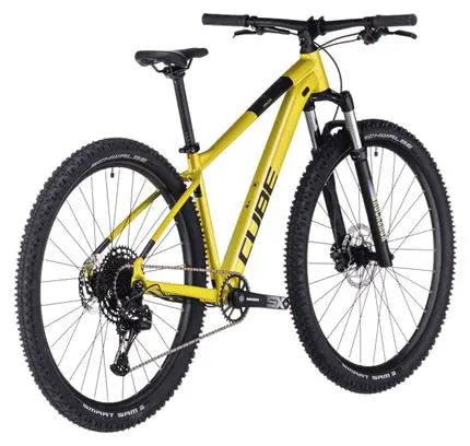 VTT Semi-Rigide Cube Analog Sram SX Eagle 12V 29'' Vert Jaune Lime JARDINS LOISIRS