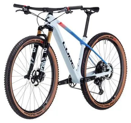 VTT Semi-Rigide Cube Elite C:68X SLX Shimano XTR 12V 29'' Gris Bleu Teamline JARDINS LOISIRS
