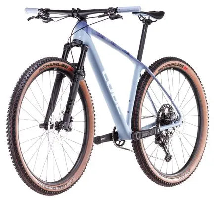 VTT Semi-Rigide Cube Reaction C:62 Race Shimano Deore XT 12V 29'' Bleu Pigeon Art 2025 JARDINS LOISIRS