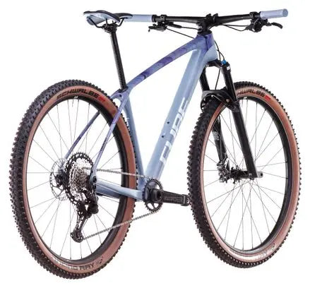 VTT Semi-Rigide Cube Reaction C:62 Race Shimano Deore XT 12V 29'' Bleu Pigeon Art 2025 JARDINS LOISIRS