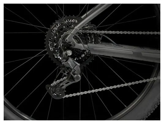 VTT Semi Rigide Trek Marlin 5 Shimano Cues 9V 29'' Violet Noir Gén. 3 JARDINS LOISIRS