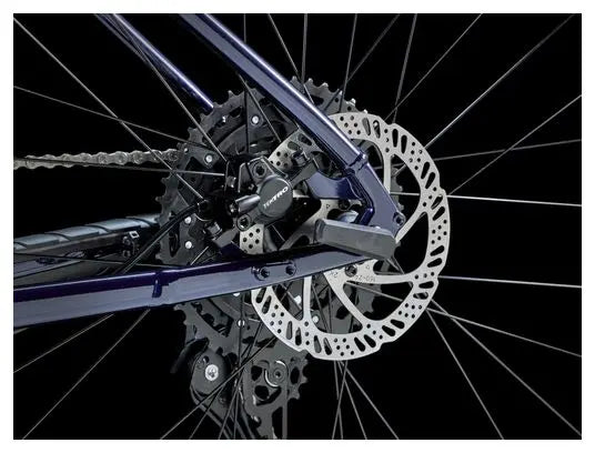 VTT Semi Rigide Trek Marlin 5 Shimano Cues 9V 29'' Violet Noir Gén. 3 JARDINS LOISIRS