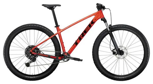 VTT Semi-Rigide Trek Marlin 6 Shimano Cues 10V 29'' Rouge Lave Gén 3 JARDINS LOISIRS