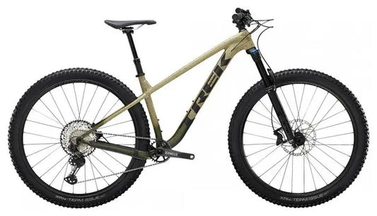 VTT Semi-Rigide Trek Roscoe 9 Shimano SLX XT 12V 27.5'' Beige / Vert Fade JARDINS LOISIRS
