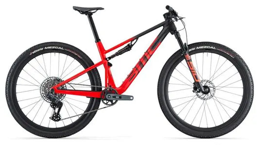 VTT Tout-Suspendu BMC Fourstroke 01 Two Sram GX Eagle AXS 12V 29'' Rouge Noir Carbon 2024 JARDINS LOISIRS