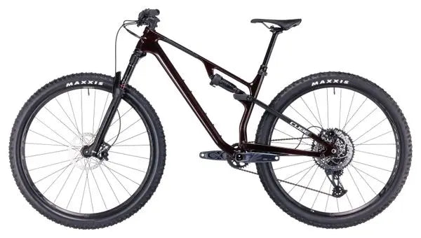VTT Tout-Suspendu Cube AMS One11 C:68X Pro 29 Sram GX Eagle 12V 29'' Rouge Liquid Carbon JARDINS LOISIRS