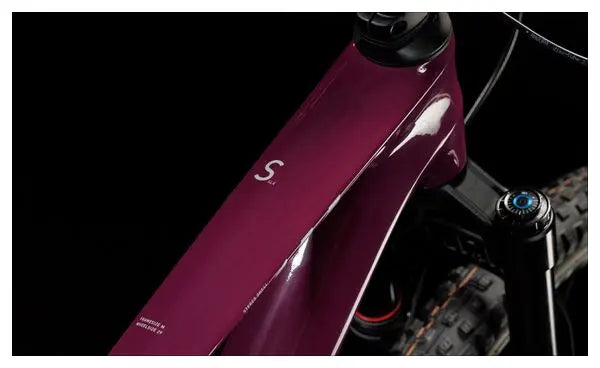 VTT Tout-Suspendu Cube Stereo One44 C:68X SLX Sram GX Eagle AXS 12V 29'' Rose Rouge Wine 2024 JARDINS LOISIRS
