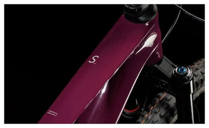 VTT Tout-Suspendu Cube Stereo One44 C:68X SLX Sram GX Eagle AXS 12V 29'' Rose Rouge Wine 2024 JARDINS LOISIRS