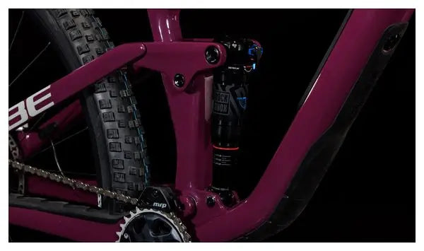 VTT Tout-Suspendu Cube Stereo One44 C:68X SLX Sram GX Eagle AXS 12V 29'' Rose Rouge Wine 2024 JARDINS LOISIRS