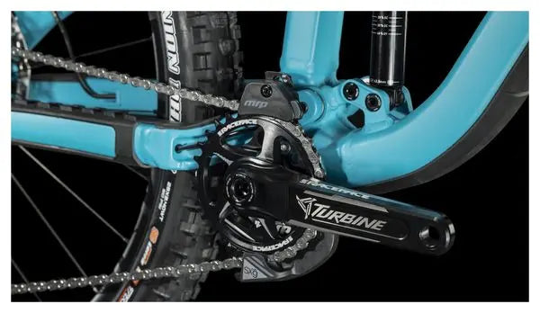 VTT Tout-Suspendu Cube Stereo One77 Race Shimano XT 12V 29'' Bleu Bondi JARDINS LOISIRS