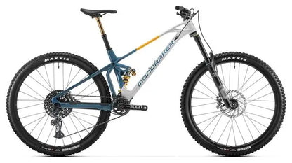 VTT Tout-Suspendu Mondraker Superfoxy Carbon RR Sram X01 Eagle 12V 29'' Gris/Bleu JARDINS LOISIRS