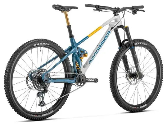 VTT Tout-Suspendu Mondraker Superfoxy Carbon RR Sram X01 Eagle 12V 29'' Gris/Bleu JARDINS LOISIRS