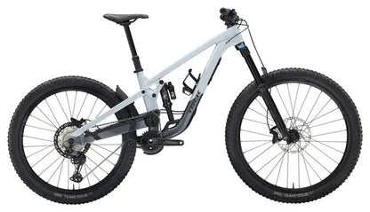 VTT Tout Suspendu Trek Slash 8 Shimano XT 12V 29/27.5'' Gris Perle Gén 6 JARDINS LOISIRS