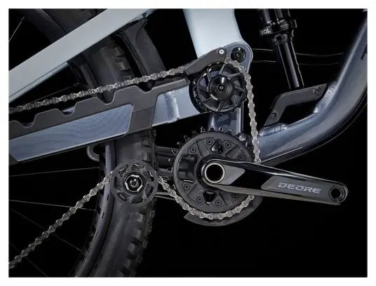 VTT Tout Suspendu Trek Slash 8 Shimano XT 12V 29/27.5'' Gris Perle Gén 6 JARDINS LOISIRS