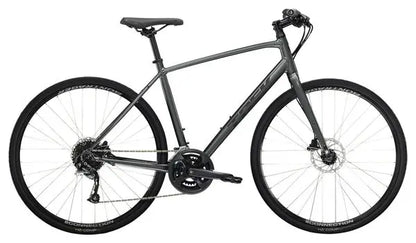 Vélo Fitness Trek FX 2 Disc Shimano Acera/Altus 9V 700 mm Gris Lithium JARDINS LOISIRS